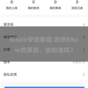 Bitpie安装教程 选择Bitpie的原因，你知道吗？