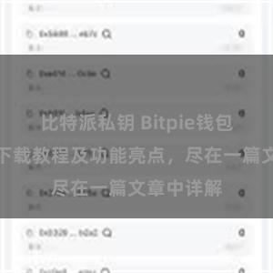 比特派私钥 Bitpie钱包最新版本下载教程及功能亮点，尽在一篇文章中详解