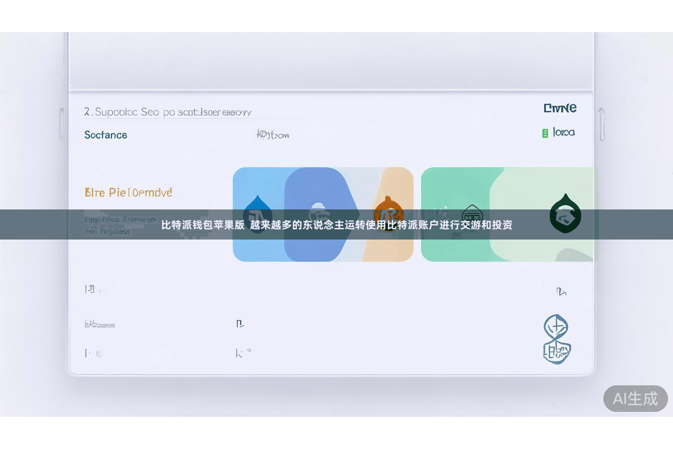 比特派钱包苹果版  越来越多的东说念主运转使用比特派账户进行交游和投资